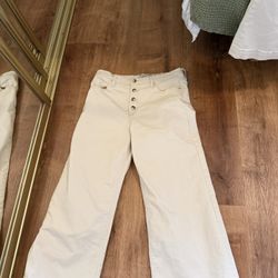 Scotch & Soda Beige Flare Jeans