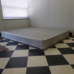 Queen size boxspring - can DELIVER almost anywhere for $20 extra - please see all photos and read everything 🙂