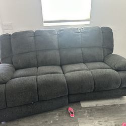 Couch Recliner Set