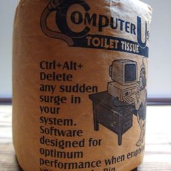 Computer User Toilet Tissue 