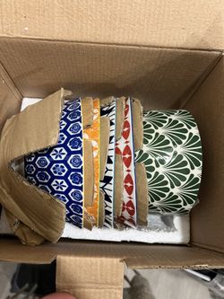 Colorful Porcelain 23 oz Bowls