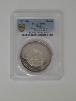 1971 Mo Mexico Numismatic Society 4 Real