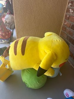 Pokemon 18” Sleeping Pikachu Soft Jumbo Large Plush stuffed