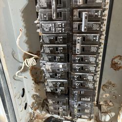 Panel With Siemens Circuit Breakers 
