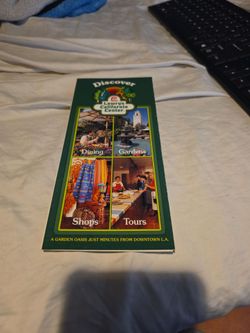 vintage travel brochure for the Lawry's California Center located in Los Angeles, CA