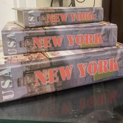 Set Of Decorative Wooden Books!