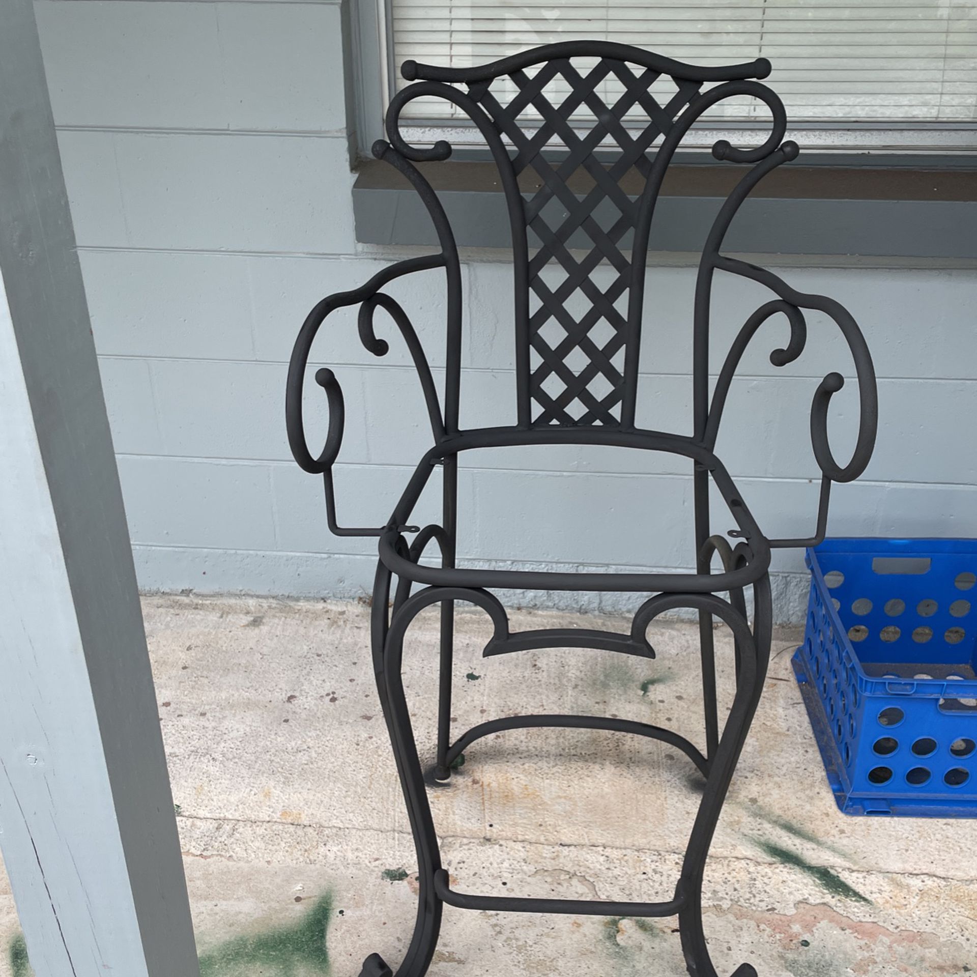 Rot Iron Chair