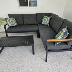 New And Assembled Aluminum Outdoor Patio Set