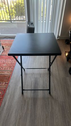 Black Folding Table