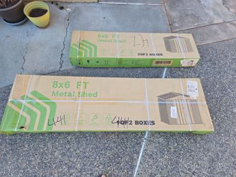 6x8 feet outdoor shed