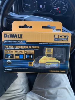Dewalt Powerstack Battery And Charger