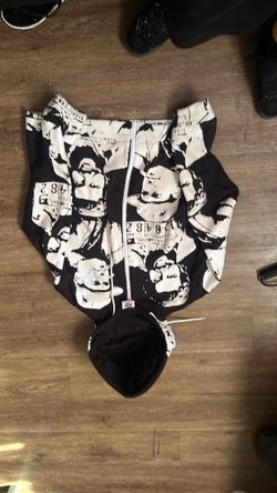 Authentic Asaali hoodie Oreo size large