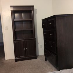 Dresser And Bookshelf