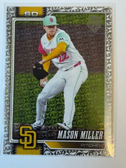 2026 Topps Baseball Series 1 - Mason Miller Spring Training Parallel #179 San Diego padres