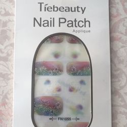 Pink Glitter Nail Wraps