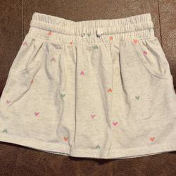 OshKosh Jersey Heart Print Skort - Gray