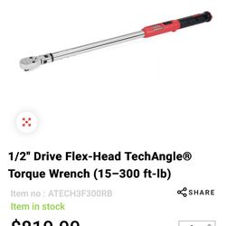 Snap On Digital 1/2 Torque Wrench