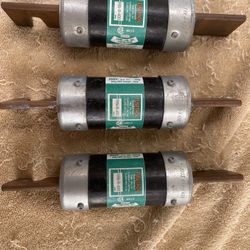 Fusetron 400amp ~ 250volt Time Delay Fuses (3) FRN-R-400