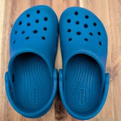 Blue Crocs Clog 9c