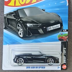 Hot Wheels Audi R8 Spyder.