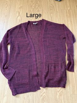Women Cardigan Sweater Size Large 