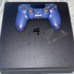 everything is good, the ps4 is in good condition. the white spot on the ps4 is a sticker i took off. the controller is in good condition.