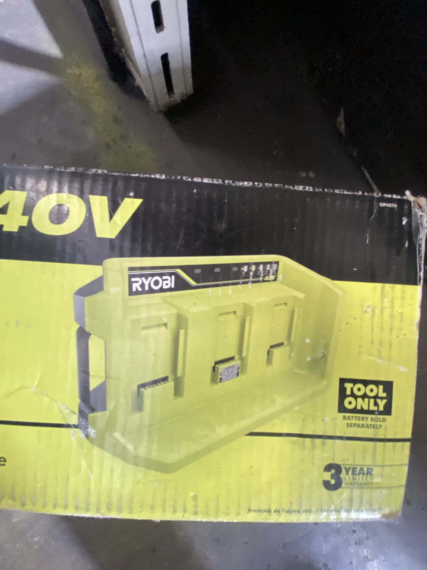 Ryobi 40v 3 Port Charger