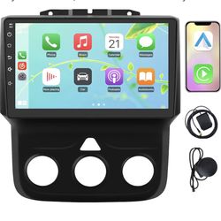Junsun 8 Core 64GB ROM Car Radio for Dodge Ram 1 3-2019,Wireless Wire CarPlay/Android Auto GPS DSP RDS,Upgrade BT 5.0 WiFi 5G and 9" H