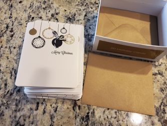 18 Black and Gold Christmas Cards - Happy Holidays