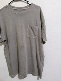Vintage Y2k Blank Faded Gray FoTL Heavy T-shirt Skate Punk Grunge Minimal SIZE L
