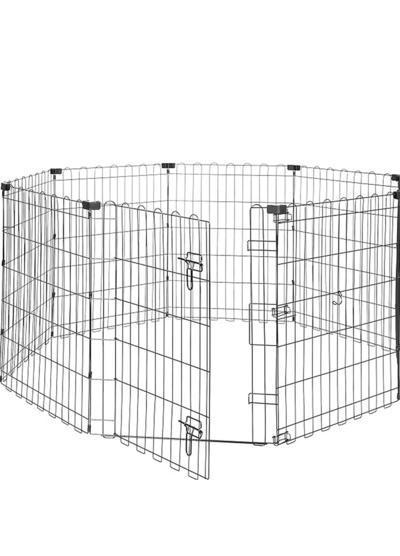 Exercise Pet Playpen For Dogs 60"x60"x30"