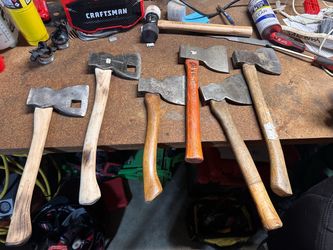 Hatchet, bell, plumb