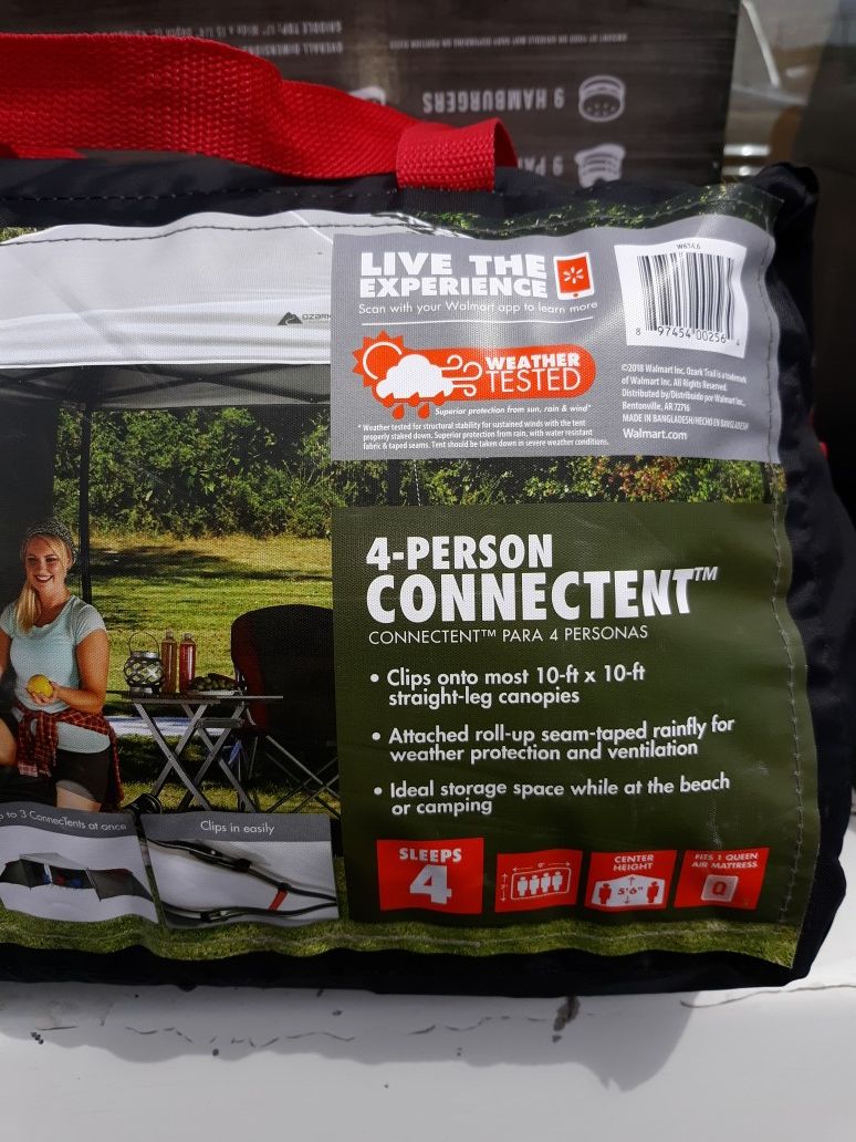 4 person connect tent