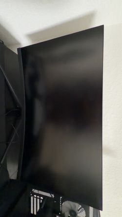 Black Flat Screen Monitor