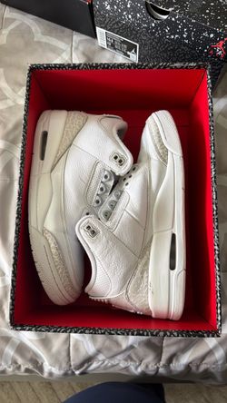 AIR Jordan 3 retro white metalic silver