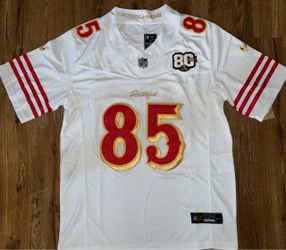 San Francisco 49ers Rivalries white Kittle small medium large XL 2X 3X