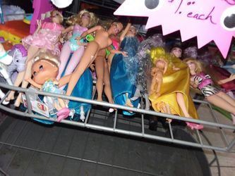 Barbie dolls $1 each