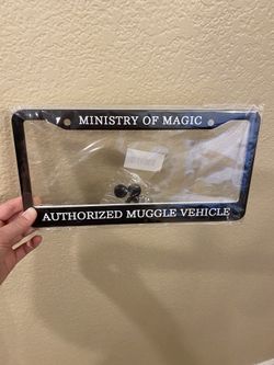 Harry Potter Muggle license plate