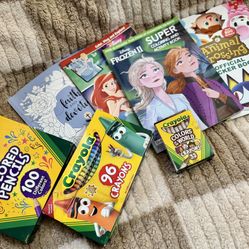 🎨 Coloring & Activity Bundle – Crayola Crayons, Colored Pencils & Books (Kids & Adults)