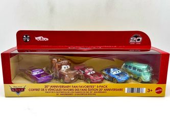 Mattel Disney Pixar Cars 20th Anniversary Radiator Springs 5-Pack
