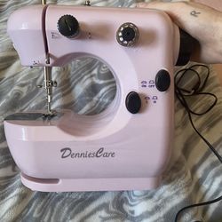 Dennis Care Mini Pink Sewing Machine 