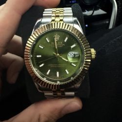 Rolex, Datejust Watch, 41mm, Light green 