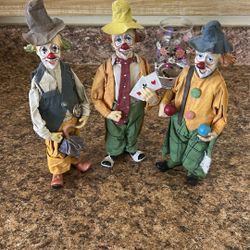 Three Clowns Great Condition 