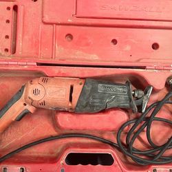 Electric Milwaukee sawzall
