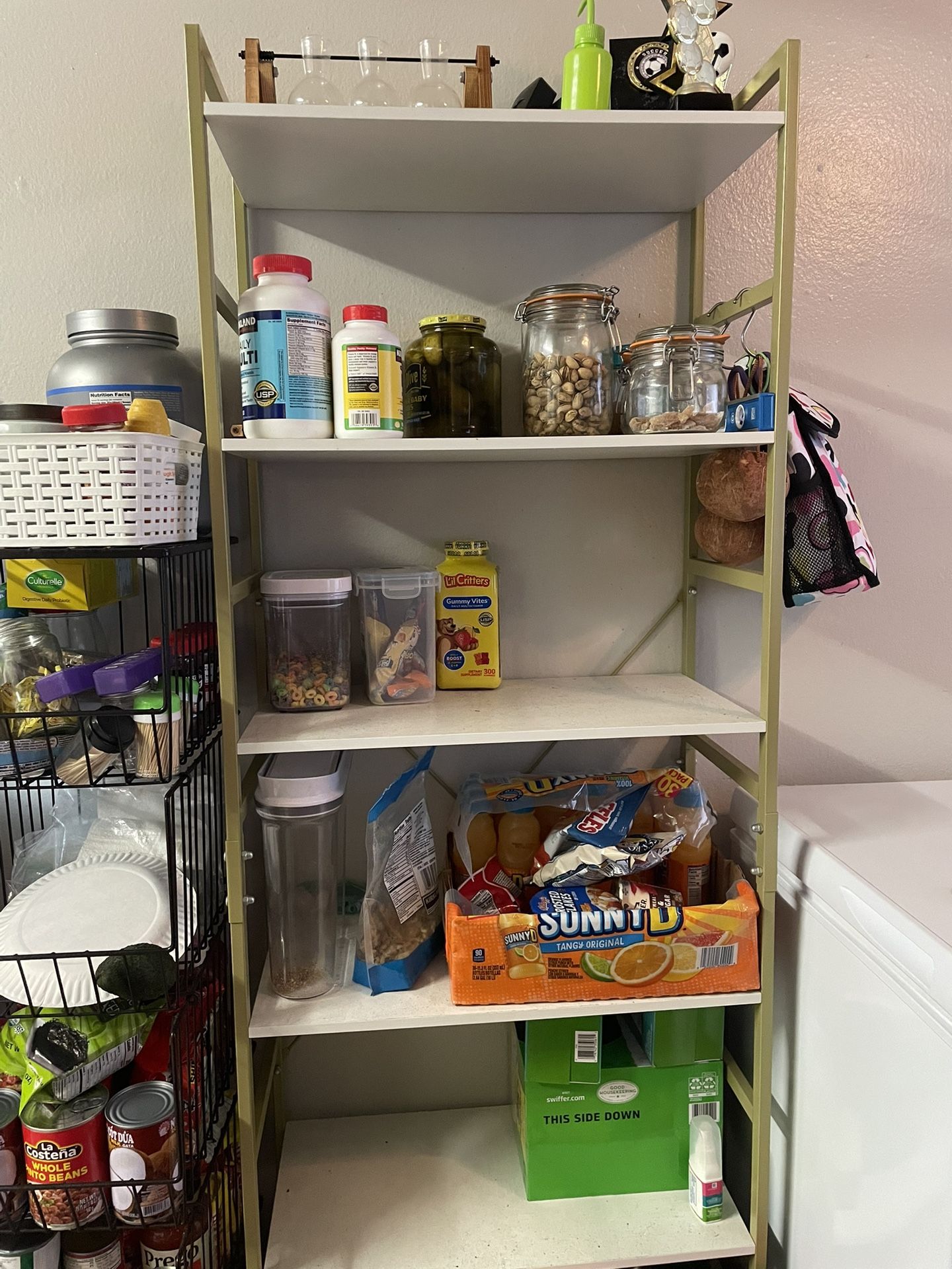 Bookcase Shelf Storage Organizer