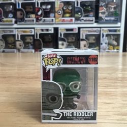 BITTY Riddler The Batman 1” Funko Pop #1192 Movies DC Comics Detective Paul Dano