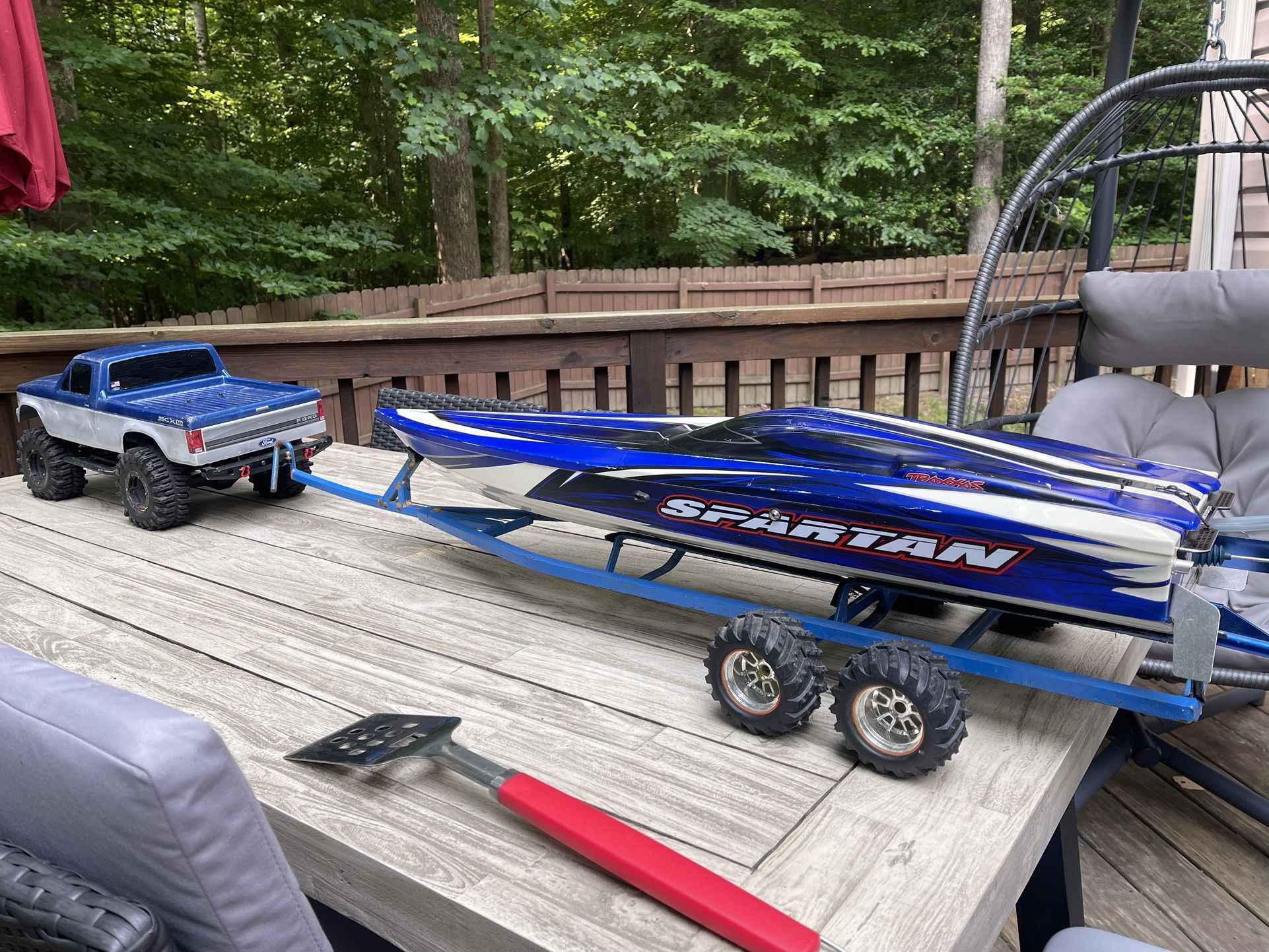 Rc Truck And Boat Combo