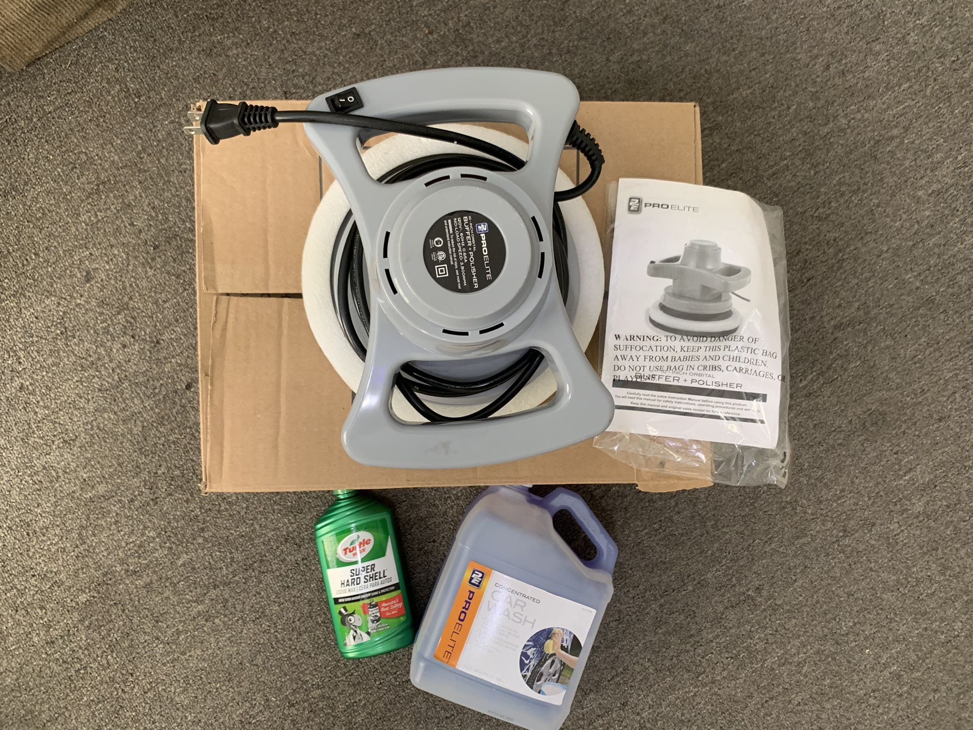 Pro Elite 10in. Orbital Buffer/Polisher w/accessories for sale