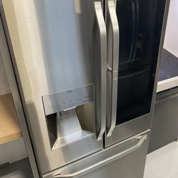 Stainless Steel 24 Cu. Ft. Smart WiFi Enabled InstaView Door-in-Door Refrigerator 