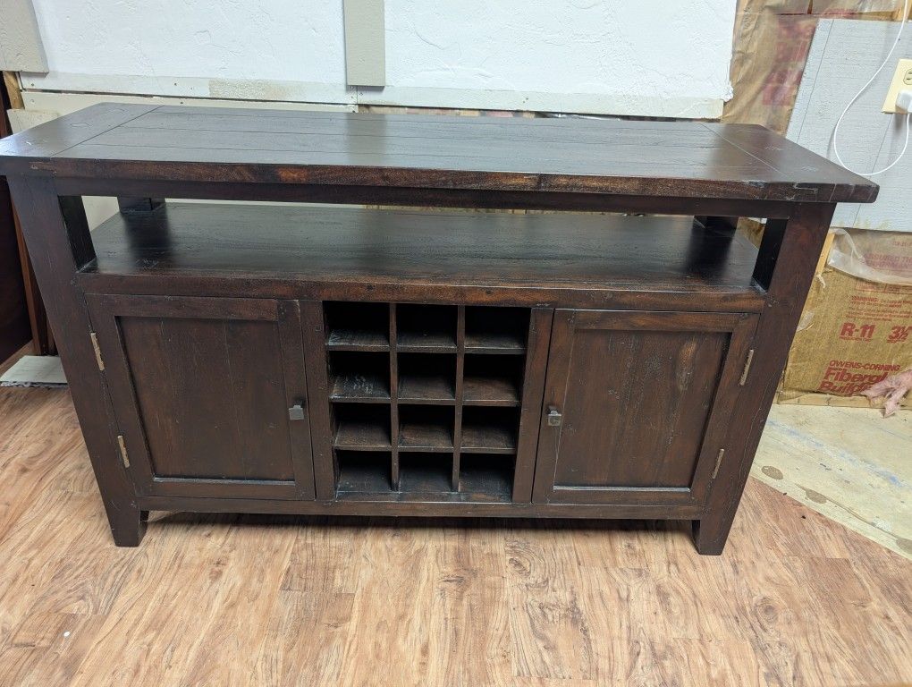 Solid Wood Buffet Table